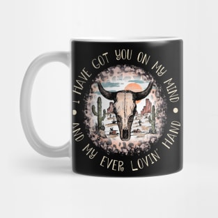 I Have Got You On My Mind And My Ever Lovin' Hand Bull Leopard Cactus Mug